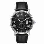 Cartier Ronde Men's Luxury Watch Strap And Date Display