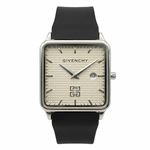 Givenchy Square Dial Classic Leather Strap Watch for Men Elegant Luxury Design