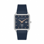 Givenchy Square Dial Classic Leather Strap Watch for Men Elegant Luxury Design