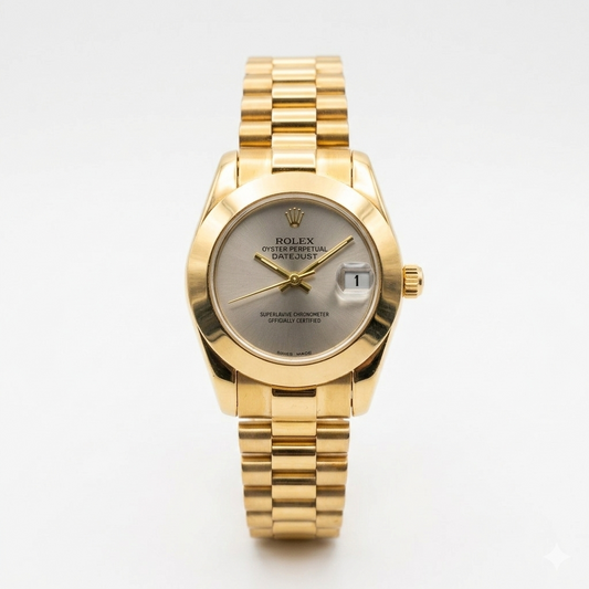 Rolex Oyster Perpetual Datejust Champagne Sunray Edition