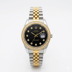 Rolex Two Tone Diamond Watch Bezel And Dial