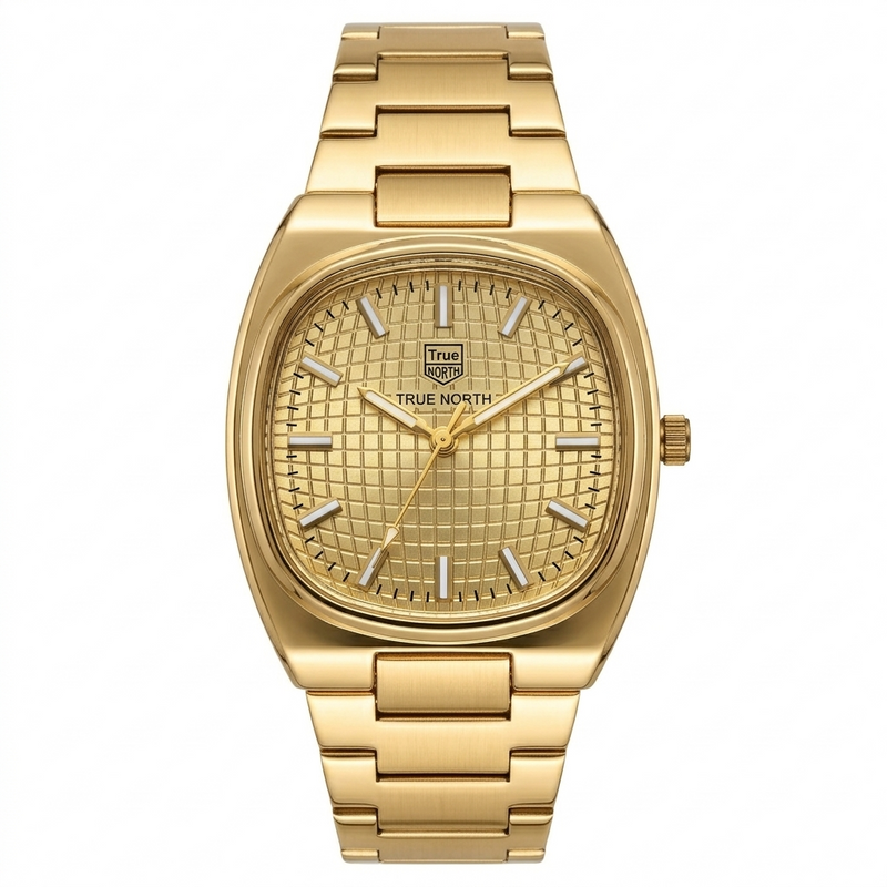 True Worth Silver Luxury Watch for Men Stainless Steel Strap