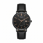 Emerald Supreme Luxury Quartz Watch Day And Date Display Premium Leather Strap